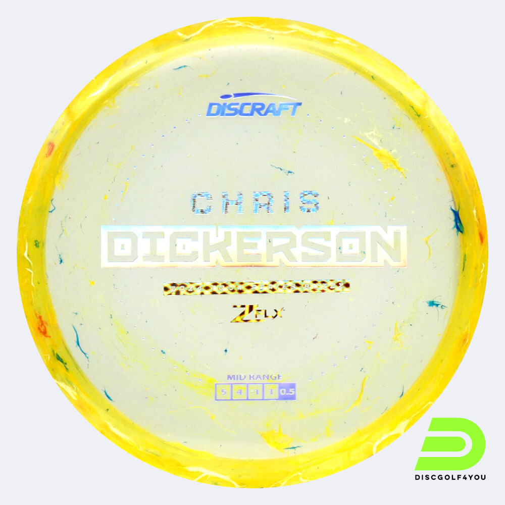 Discraft Buzzz - Chris Dickerson Tour Series in yellow, jawbreaker z flx plastic Discraft Buzzz - Chris Dickerson Tour Series in yellow, jawbreaker z flx plastic
