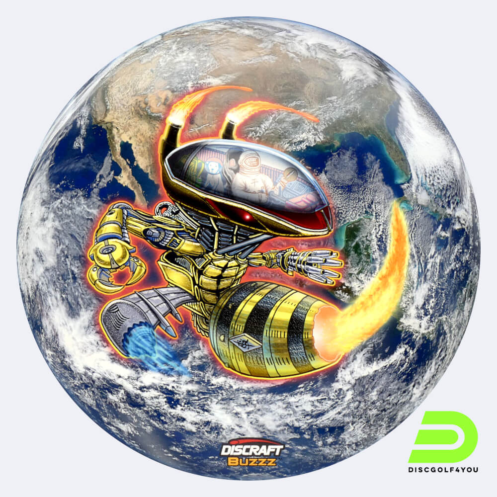 Discraft Buzzz Supercolor Earth in black, esp plastic