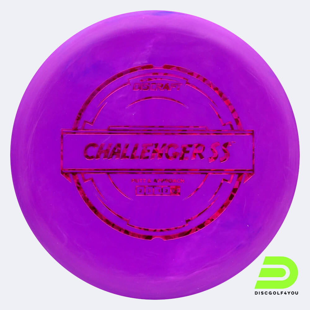 discraft challenger ss in violett, im putter line kunststoff und ohne spezialeffekt Discraft Challenger SS in violett, im Putter Line Kunststoff und ohne Spezialeffekt