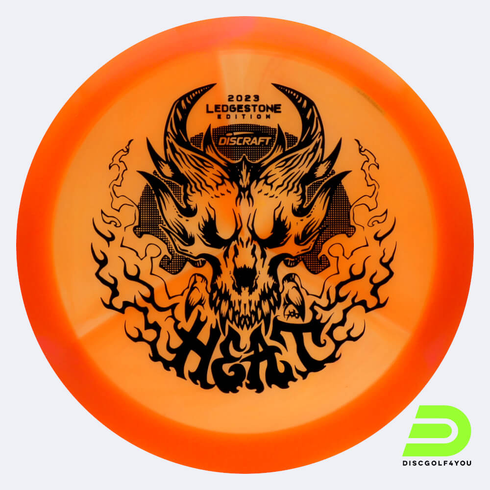Discraft Heat 2023 Ledgestone Edition in classic-orange, z swirl plastic Discraft Heat 2023 Ledgestone Edition in classic-orange, z swirl plastic