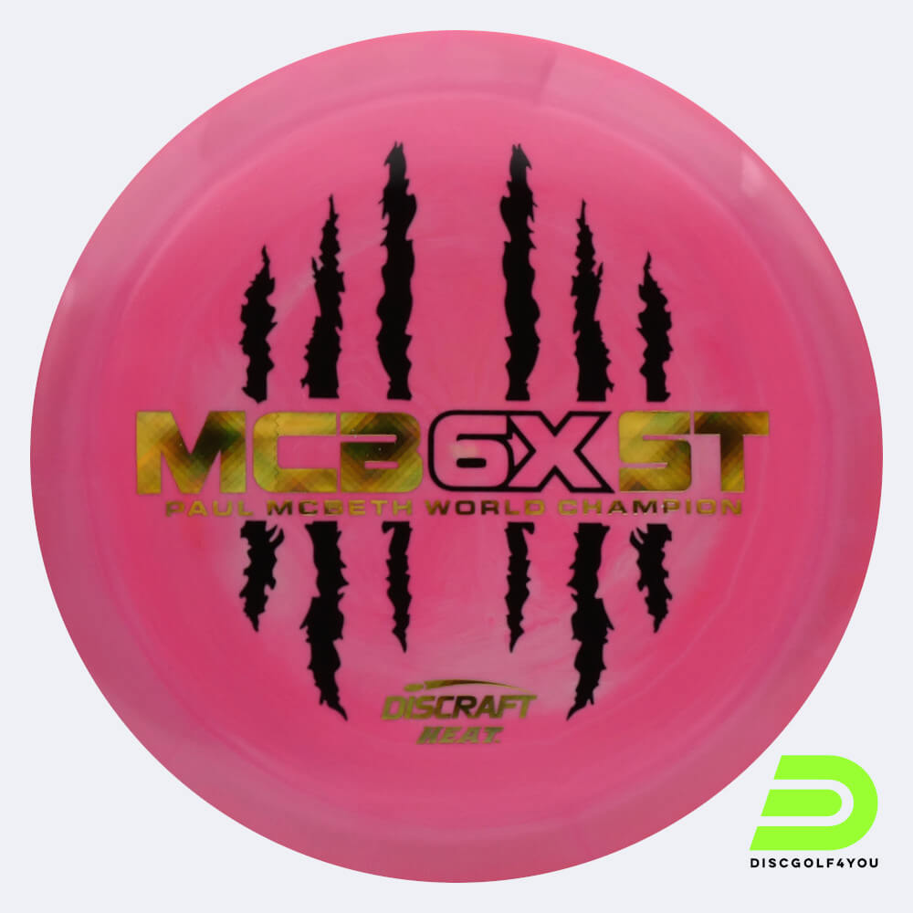 discraft heat - mcbeth 6x claw in rosa, im esp kunststoff und ohne spezialeffekt Discraft Heat - McBeth 6x Claw in rosa, im ESP Kunststoff und ohne Spezialeffekt