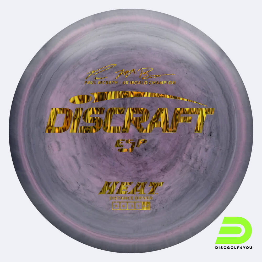 Discraft Heat - Paul McBeth Signature Series in grey, esp plastic and burst effect Discraft Heat - Paul McBeth Signature Series in grey, esp plastic and burst effect