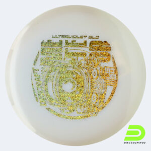 Discraft Meteor Ledgestone Edition in white, uv glo plastic and glow effect