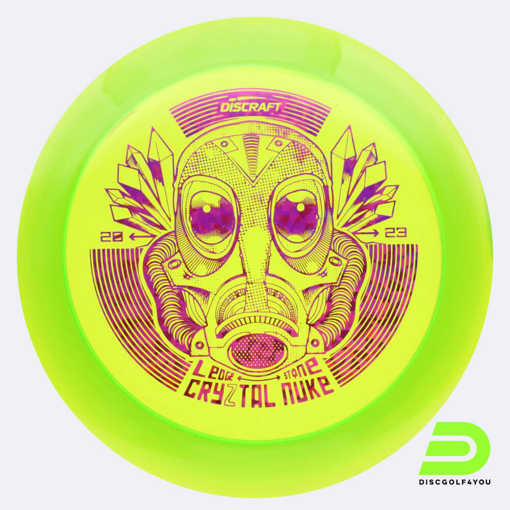 Discraft Nuke 2023 Ledgestone Edition in light-green, crystal plastic Discraft Nuke 2023 Ledgestone Edition in light-green, crystal plastic