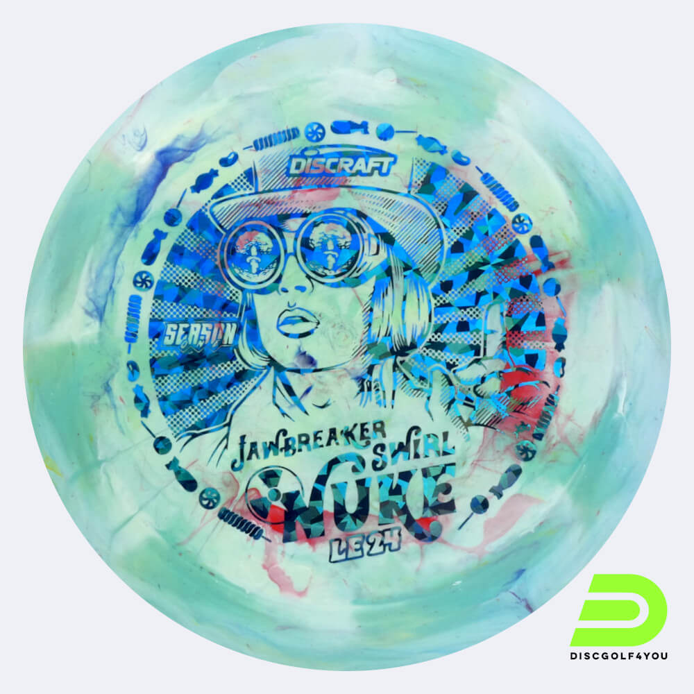 discraft nuke ledgestone edition in türkis, im jawbreaker kunststoff und burst spezialeffekt Discraft Nuke Ledgestone Edition in türkis, im Jawbreaker Kunststoff und burst Spezialeffekt