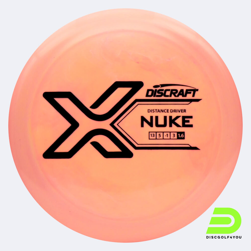 discraft nuke in rosa, im x-line kunststoff und ohne spezialeffekt Discraft Nuke in rosa, im X-Line Kunststoff und ohne Spezialeffekt