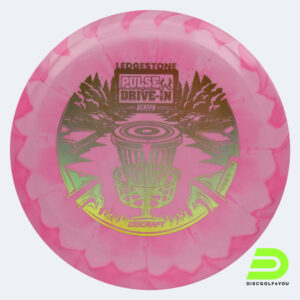 Discraft Pulse 2024 Ledgestone Edition in pink, esp plastic and burst effect