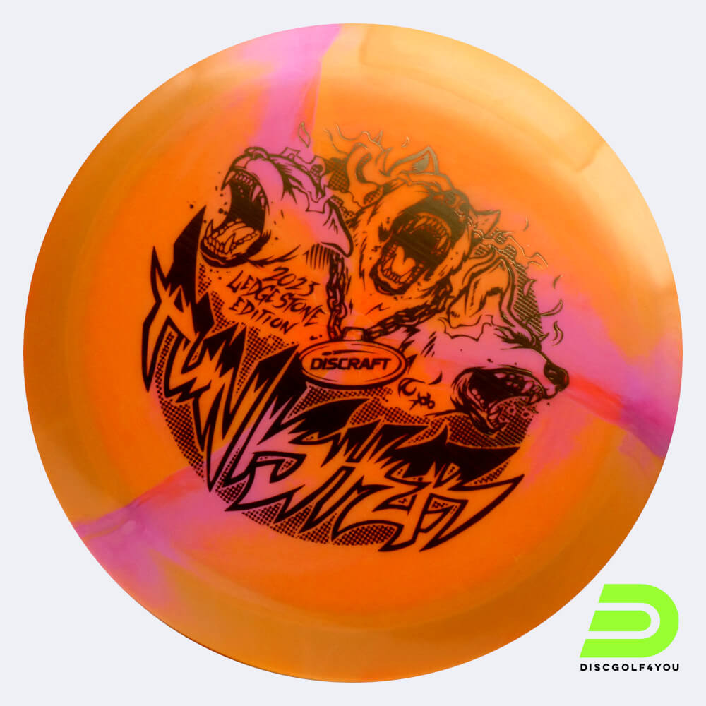discraft punisher 2023 ledgestone edition in orange, im esp kunststoff und burst spezialeffekt Discraft Punisher 2023 Ledgestone Edition in orange, im ESP Kunststoff und burst Spezialeffekt