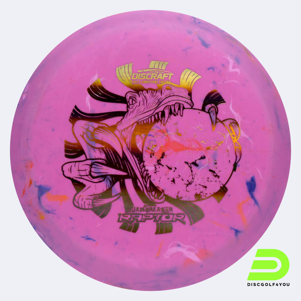 discraft raptor 2023 ledgestone edition in rosa, im jawbreaker kunststoff und burst spezialeffekt Discraft Raptor 2023 Ledgestone Edition in rosa, im Jawbreaker Kunststoff und burst Spezialeffekt