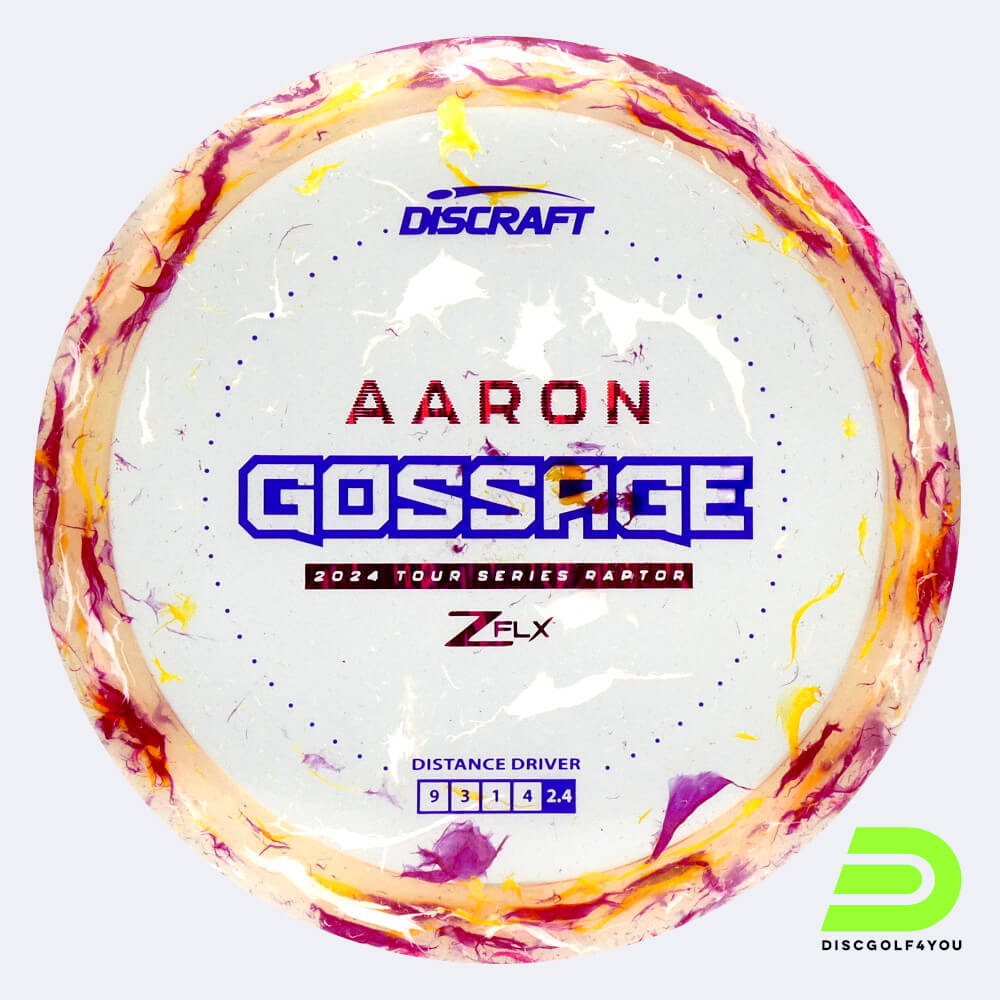 discraft raptor aaron gossage tour series in rosa, im jawbreaker z flx kunststoff und ohne spezialeffekt Discraft Raptor Aaron Gossage Tour Series in rosa, im Jawbreaker Z FLX Kunststoff und ohne Spezialeffekt