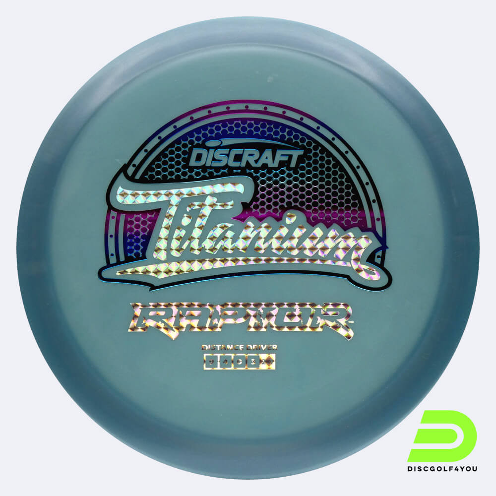 discraft raptor in hellblau, im titanium kunststoff und ohne spezialeffekt Discraft Raptor in hellblau, im Titanium Kunststoff und ohne Spezialeffekt