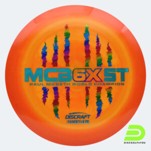 Discraft Undertaker - McBeth 6x Claw in classic-orange, esp plastic and burst effect