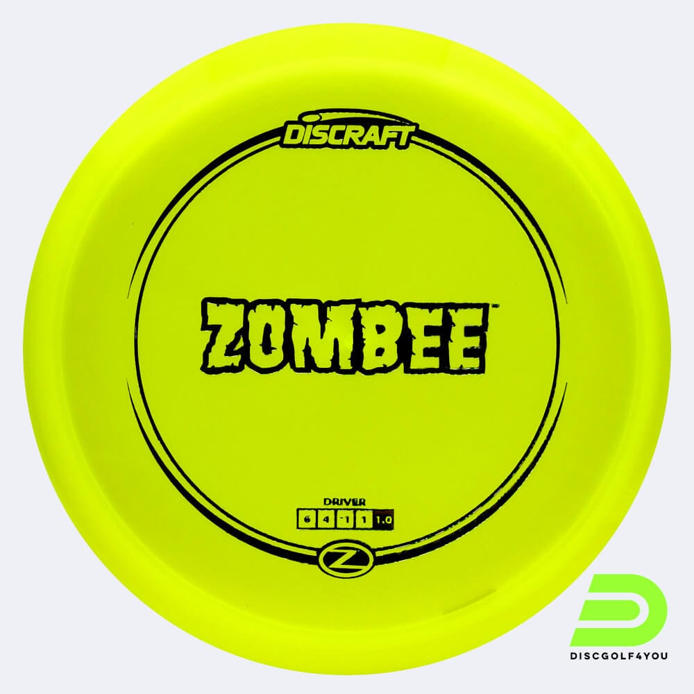 discraft zombee in gelb, im z-line kunststoff und ohne spezialeffekt Discraft Zombee in gelb, im Z-Line Kunststoff und ohne Spezialeffekt