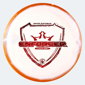 Dynamic Discs Enforcer - Gavin Rathbun Team Series in classic-orange, fuzion orbit plastic