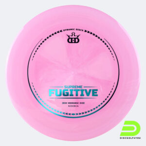 Dynamic Discs Fugitive in rosa, im Supreme Kunststoff und first run Spezialeffekt