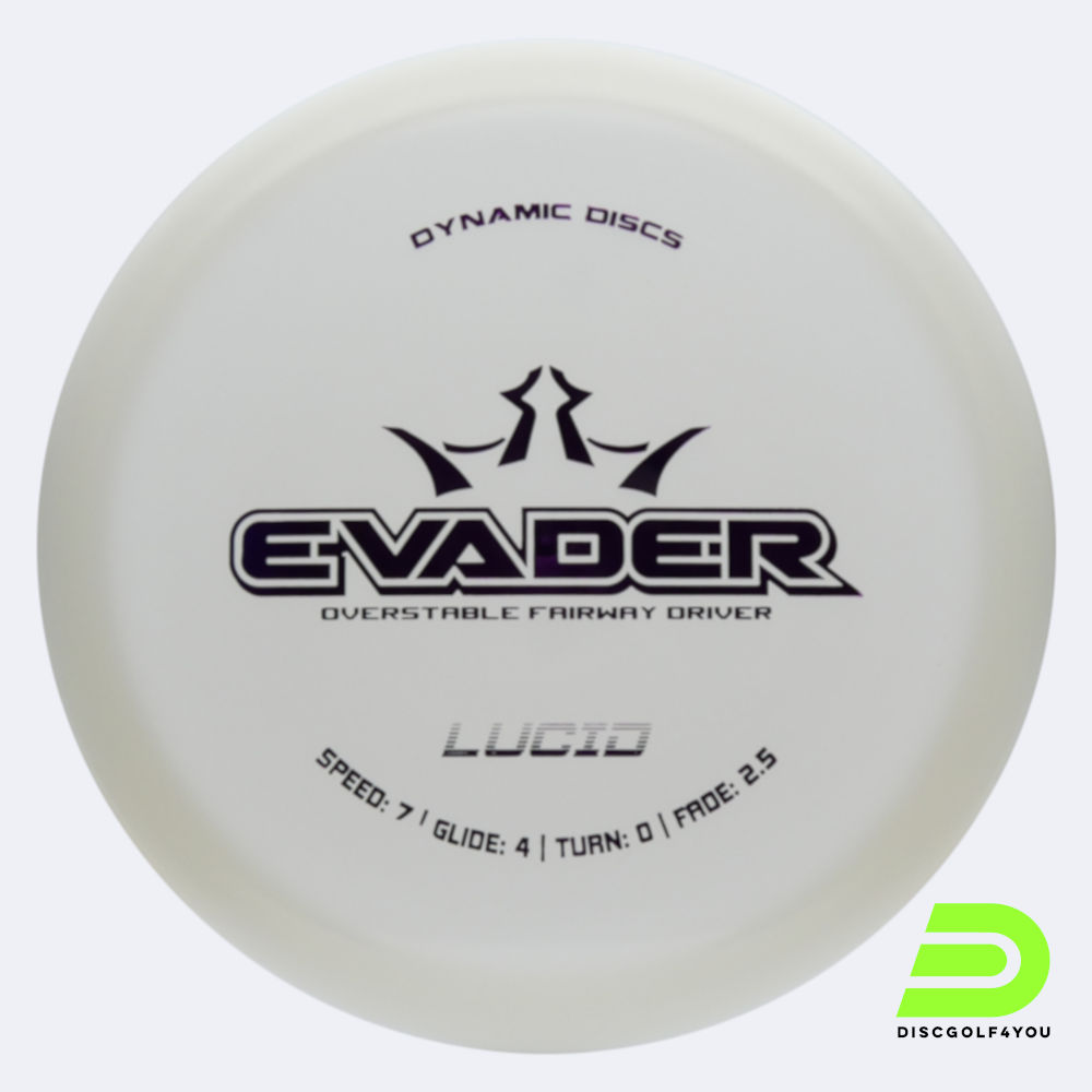 Dynamic Discs Evader in ,  plastic and  effect Dynamic Discs Evader in ,  plastic and  effect