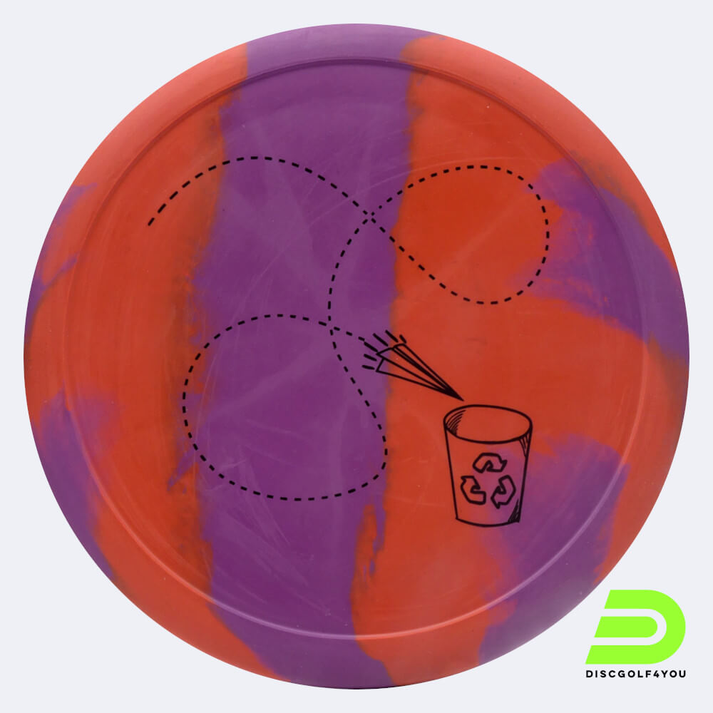 elevation interceptor in orange, im ecoflex kunststoff und burst spezialeffekt Elevation Interceptor in orange, im ecoFlex Kunststoff und burst Spezialeffekt