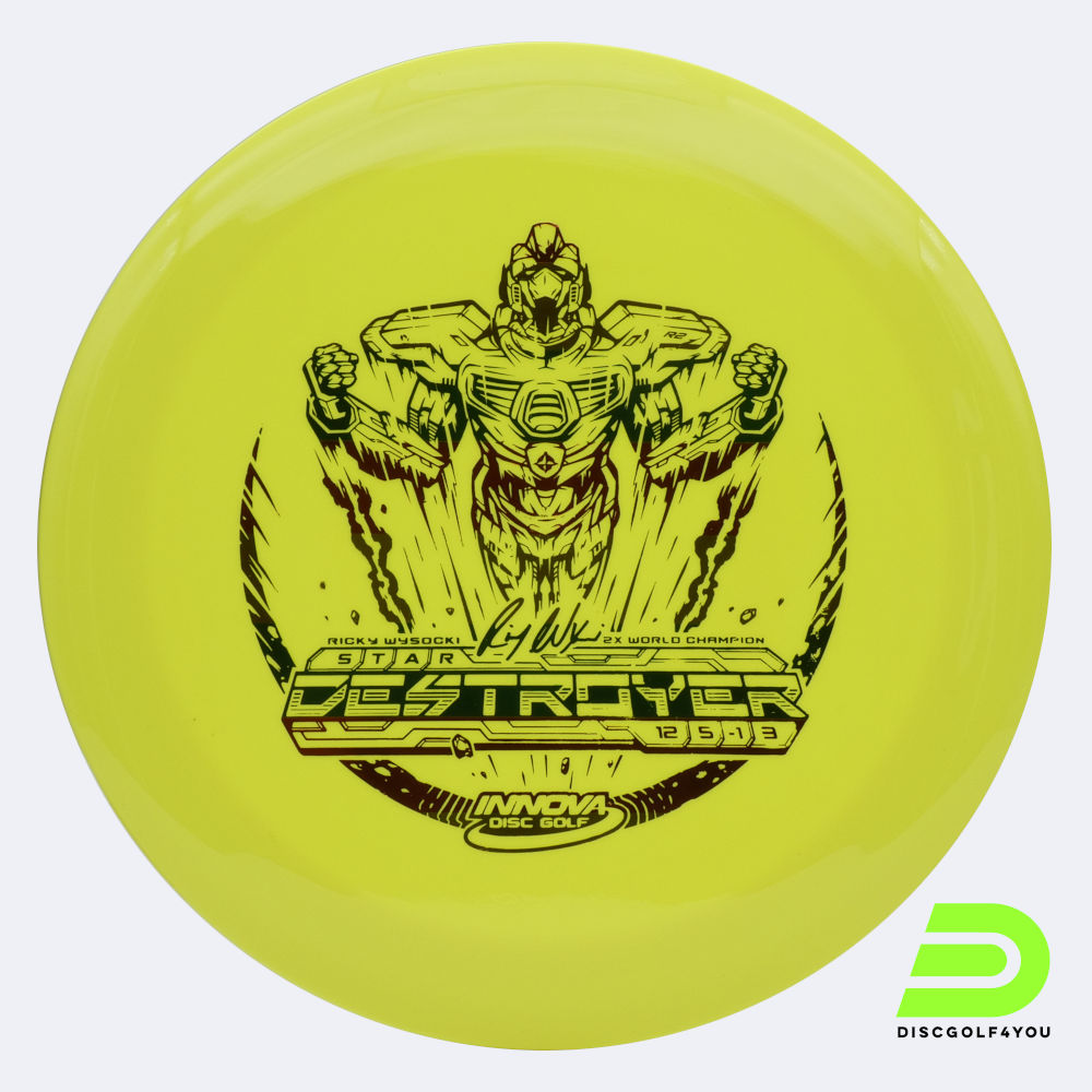 Innova Destroyer "SockiBot" in ,  plastic and  effect Innova Destroyer "SockiBot" in ,  plastic and  effect