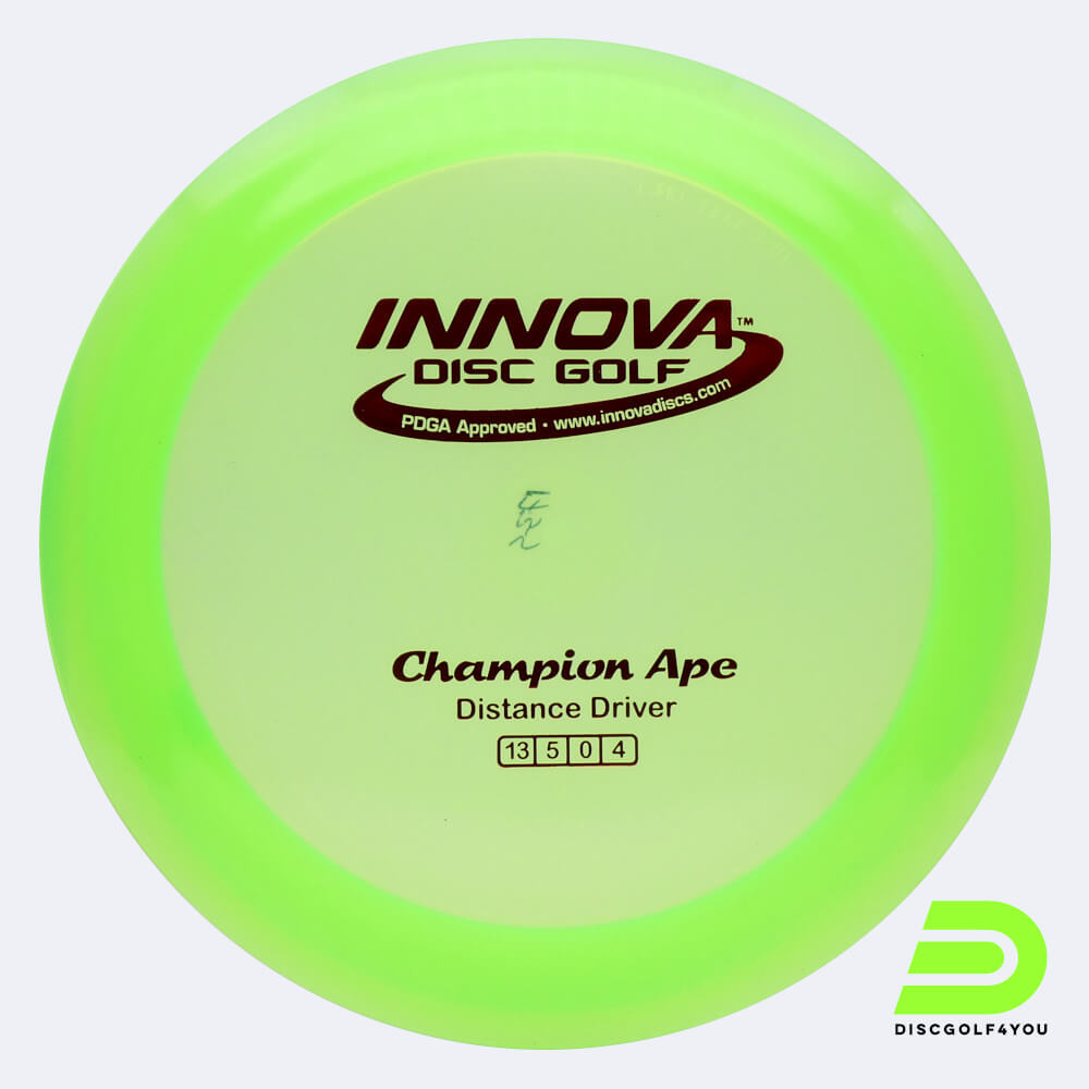 Innova Ape in green, champion plastic Innova Ape in green, champion plastic