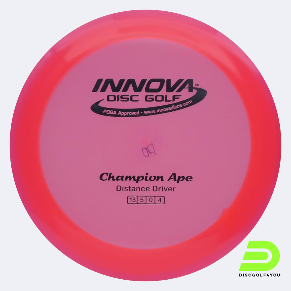Innova Ape in pink, champion plastic Innova Ape in pink, champion plastic