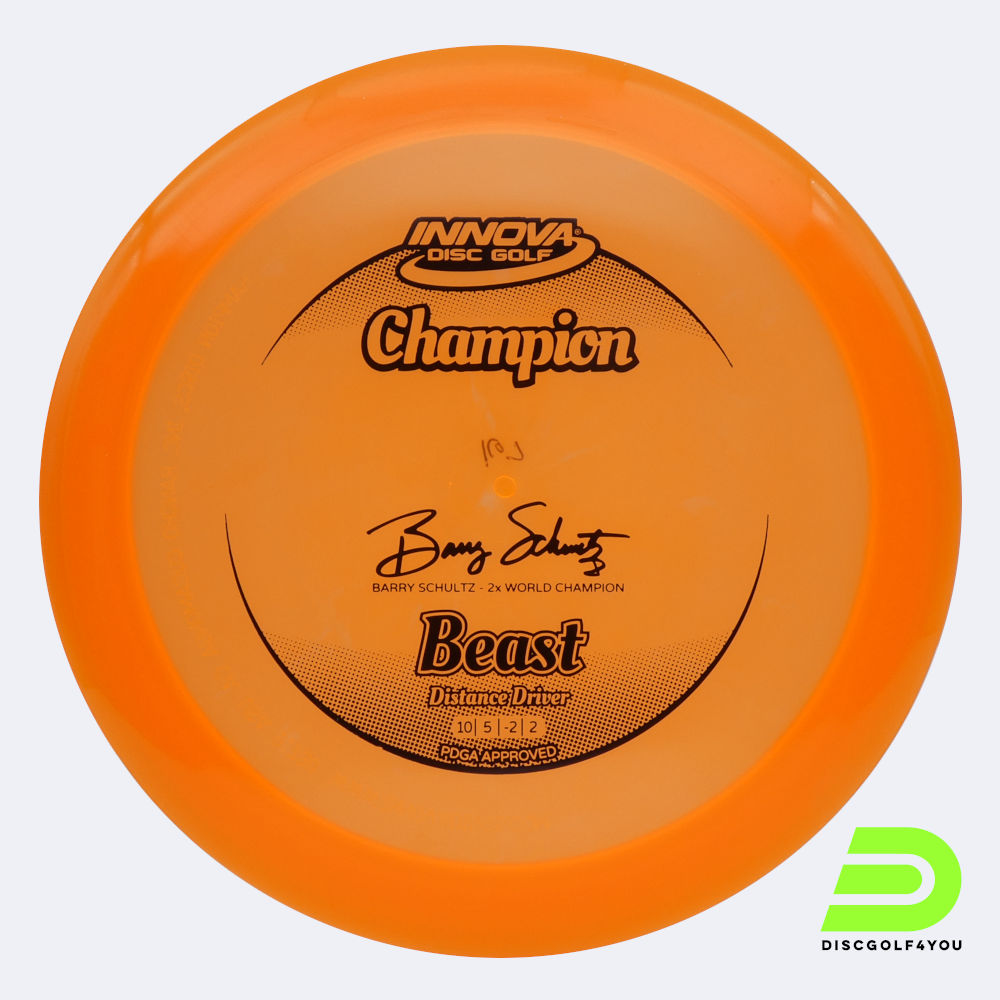 Innova Beast in classic-orange, champion plastic Innova Beast in classic-orange, champion plastic
