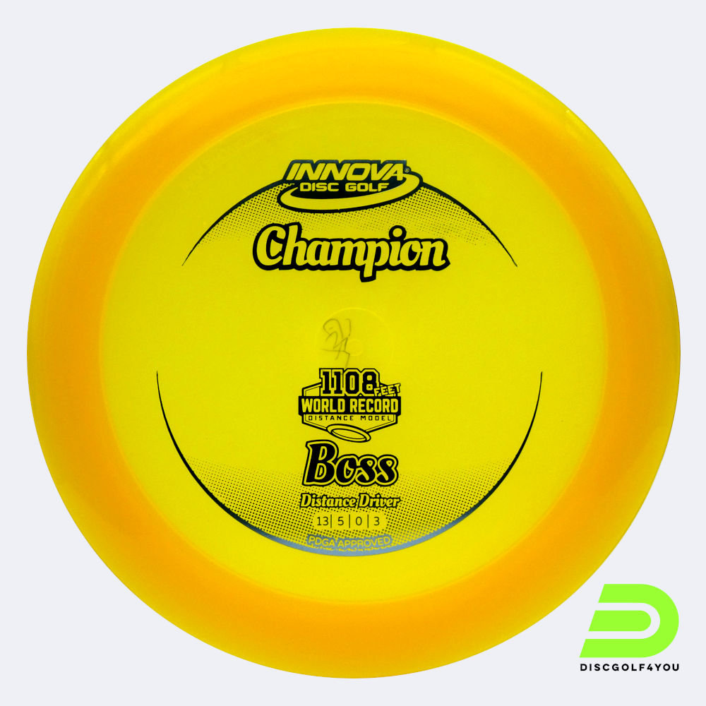 Innova Boss in yellow, champion plastic Innova Boss in yellow, champion plastic