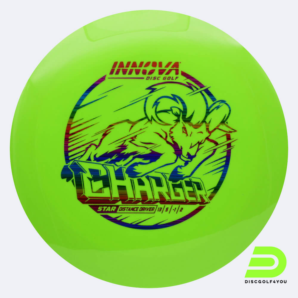 Innova Charger in light-green, star plastic Innova Charger in light-green, star plastic
