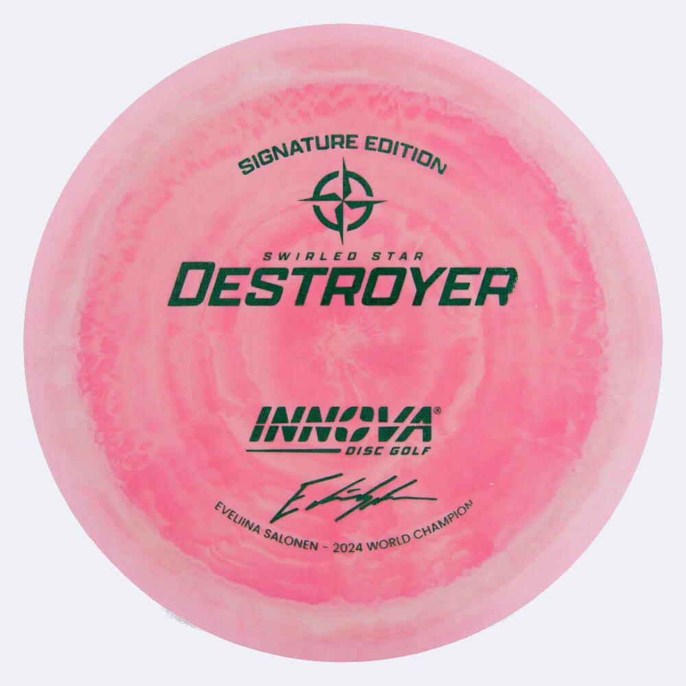 innova destroyer evelina salonen signature series in rosa, im star kunststoff und burst spezialeffekt Innova Destroyer Evelina Salonen Signature Series in rosa, im Star Kunststoff und burst Spezialeffekt