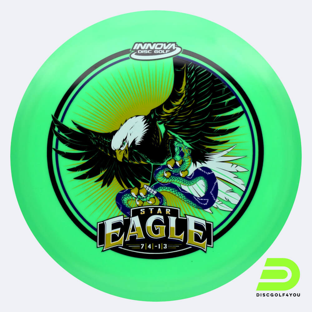 Innova Eagle in green, star innfuse plastic Innova Eagle in green, star innfuse plastic