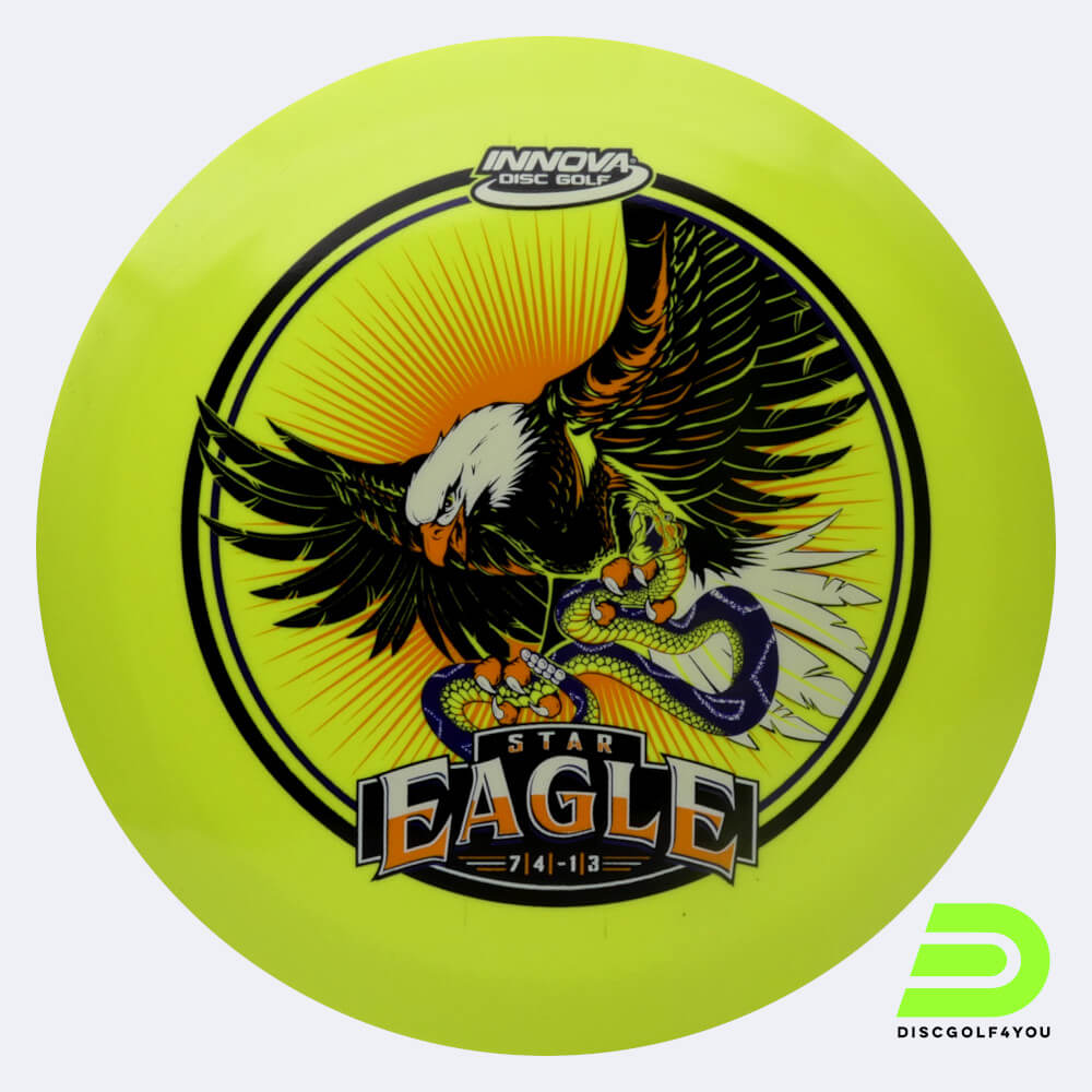 Innova Eagle in yellow, star innfuse plastic Innova Eagle in yellow, star innfuse plastic