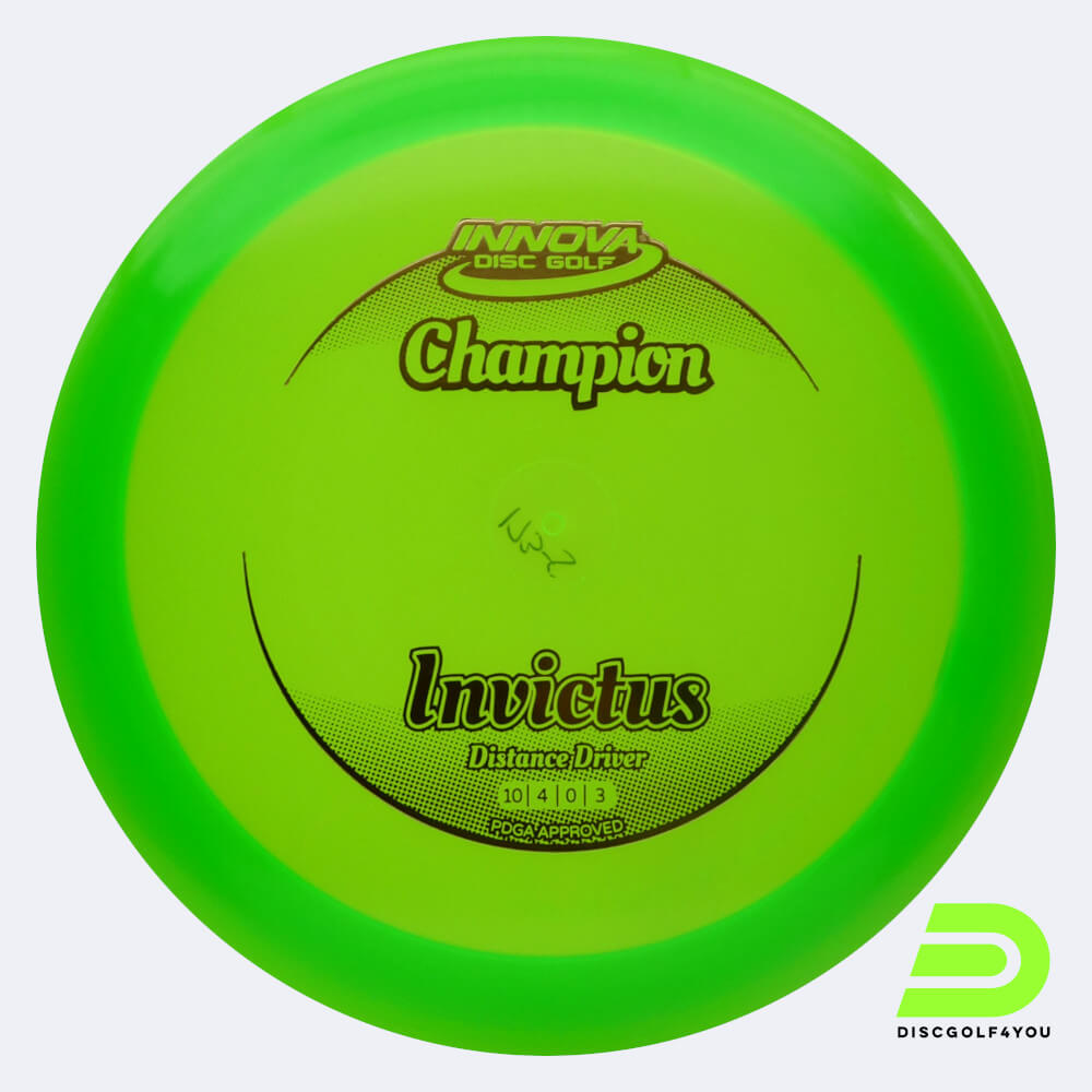 Innova Invictus in light-green, champion plastic Innova Invictus in light-green, champion plastic