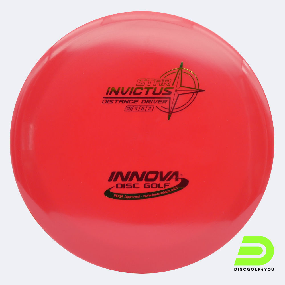 Innova Invictus in red, star plastic Innova Invictus in red, star plastic