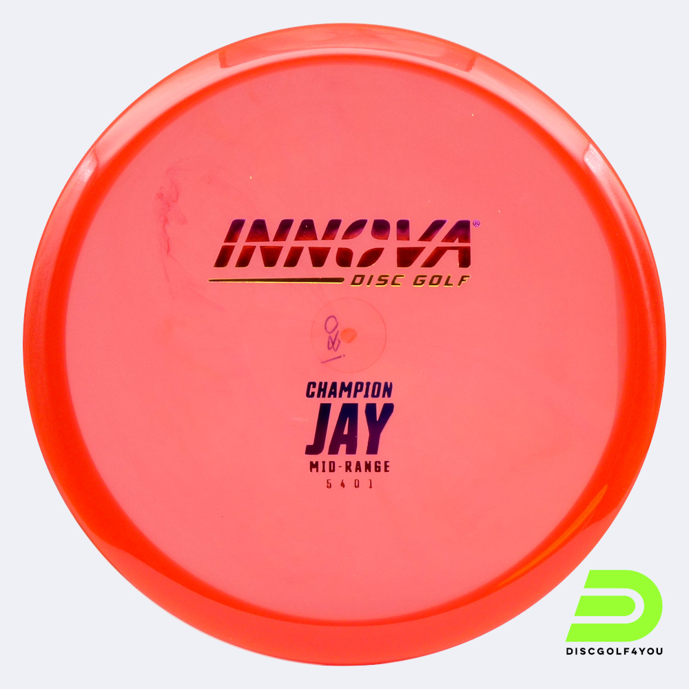 Innova Jay in red, champion plastic Innova Jay in red, champion plastic