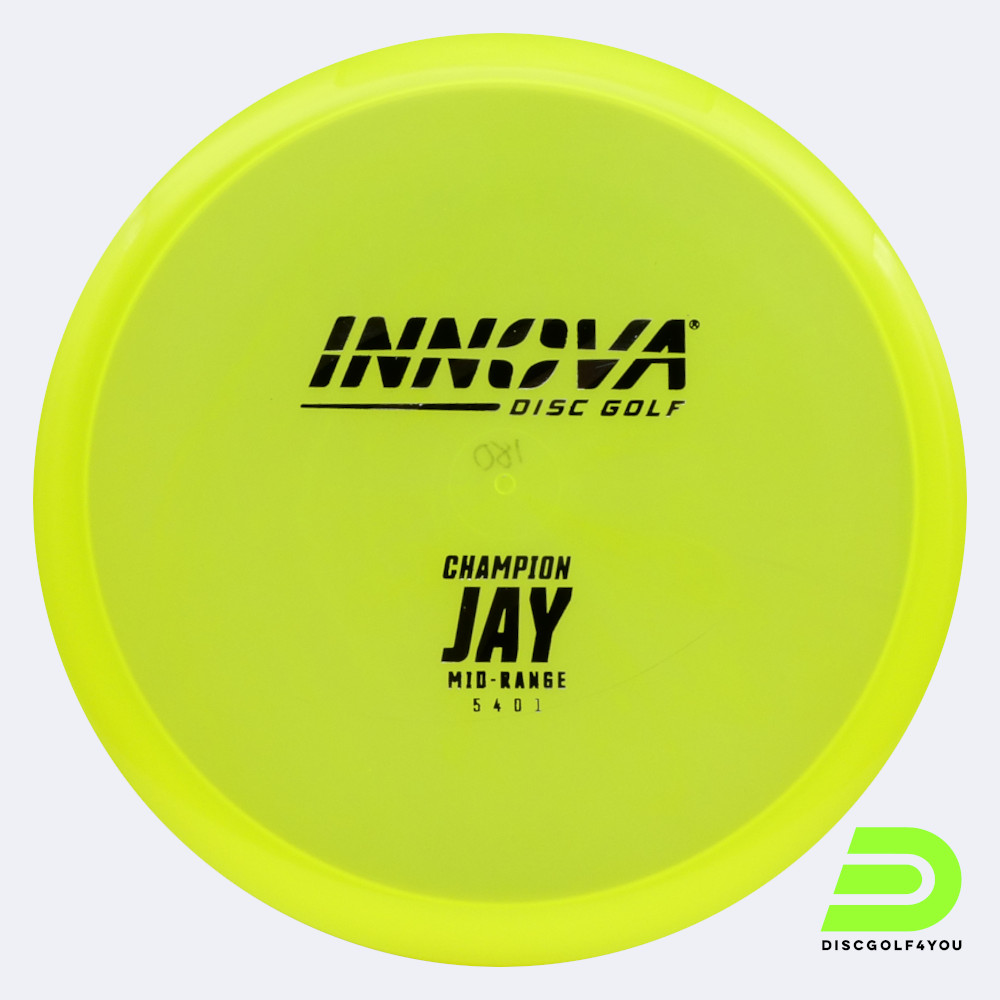 Innova Jay in yellow, champion plastic Innova Jay in yellow, champion plastic