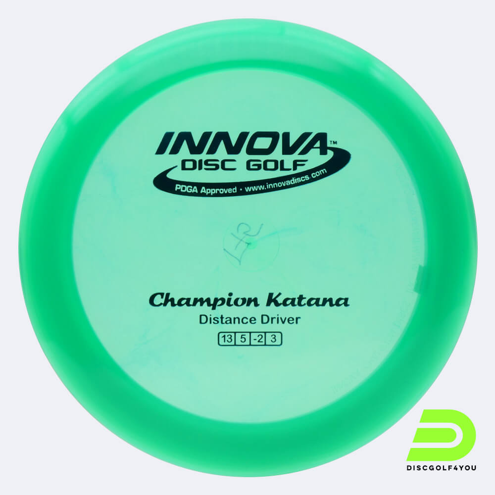 Innova Katana in green, champion plastic Innova Katana in green, champion plastic