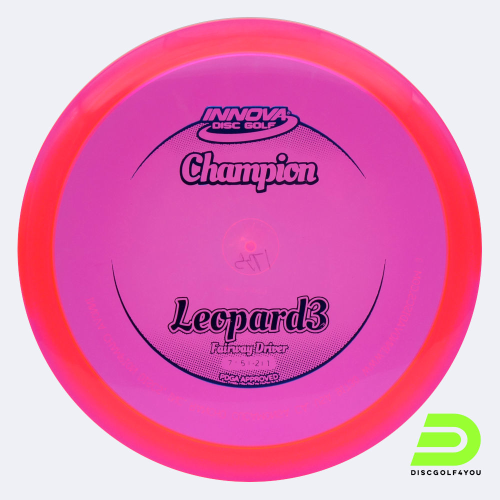 innova leopard 3 in rosa, im champion kunststoff und ohne spezialeffekt Innova Leopard 3 in rosa, im Champion Kunststoff und ohne Spezialeffekt