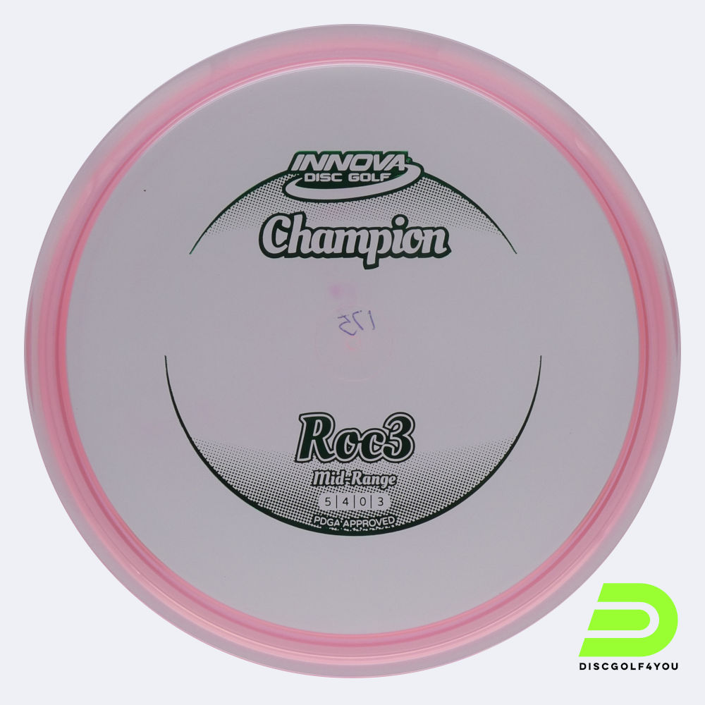 innova roc 3 in rosa, im champion kunststoff und ohne spezialeffekt Innova Roc 3 in rosa, im Champion Kunststoff und ohne Spezialeffekt