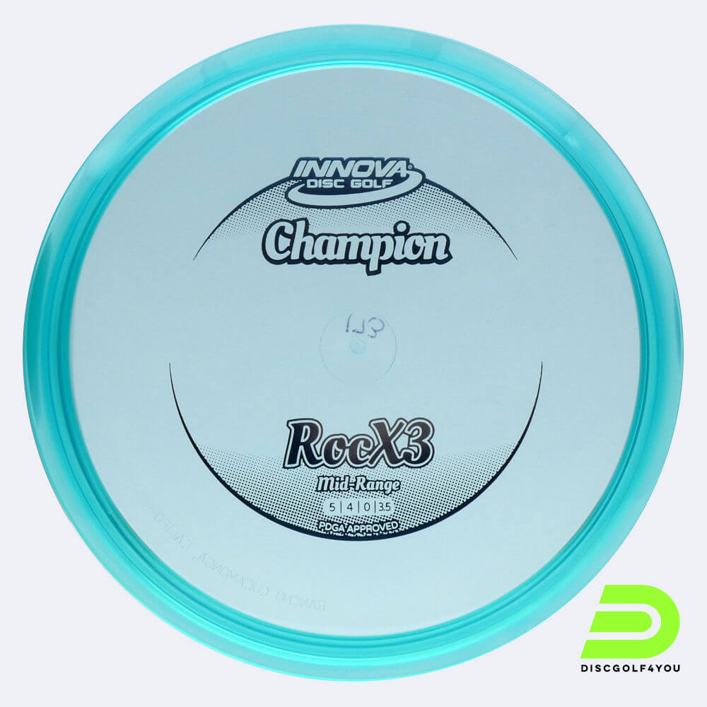 innova rocx3 in blau, im champion kunststoff und ohne spezialeffekt Innova RocX3 in blau, im Champion Kunststoff und ohne Spezialeffekt