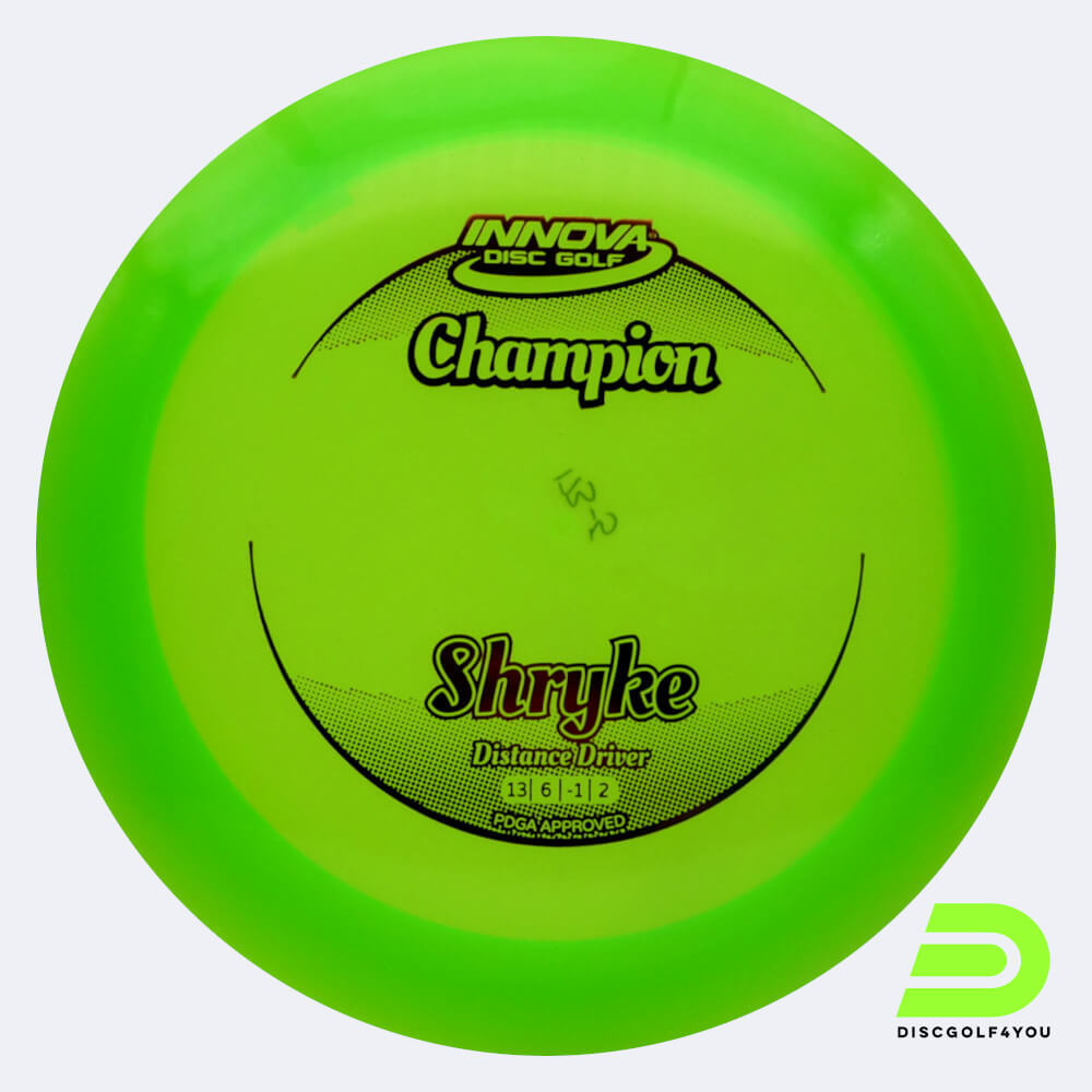 Innova Shryke in light-green, champion plastic Innova Shryke in light-green, champion plastic