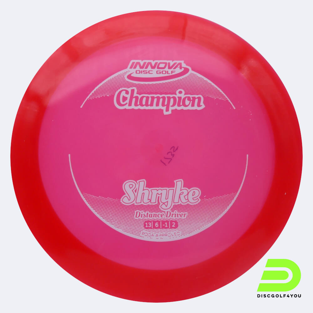 innova shryke in rot, im champion kunststoff und ohne spezialeffekt Innova Shryke in rot, im Champion Kunststoff und ohne Spezialeffekt