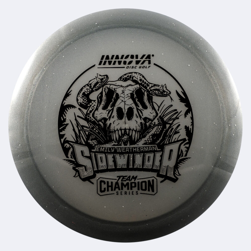Innova Sidewinder Emily Watherman Tour Series in silver, moondust champion plastic