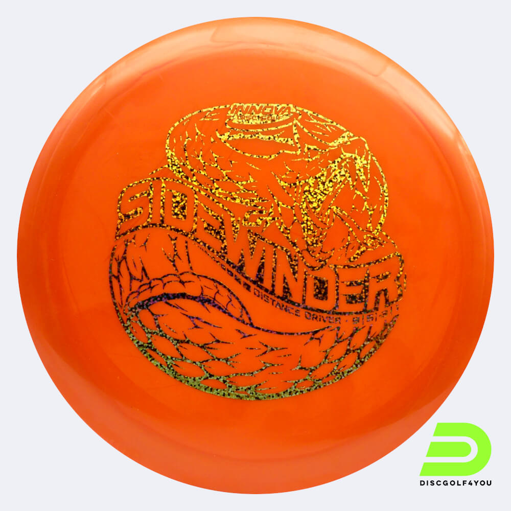 Innova Sidewinder in classic-orange, gstar plastic Innova Sidewinder in classic-orange, gstar plastic