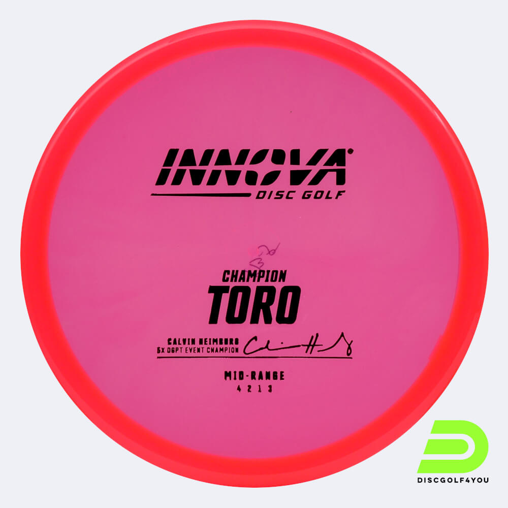Innova Toro in pink, champion plastic Innova Toro in pink, champion plastic