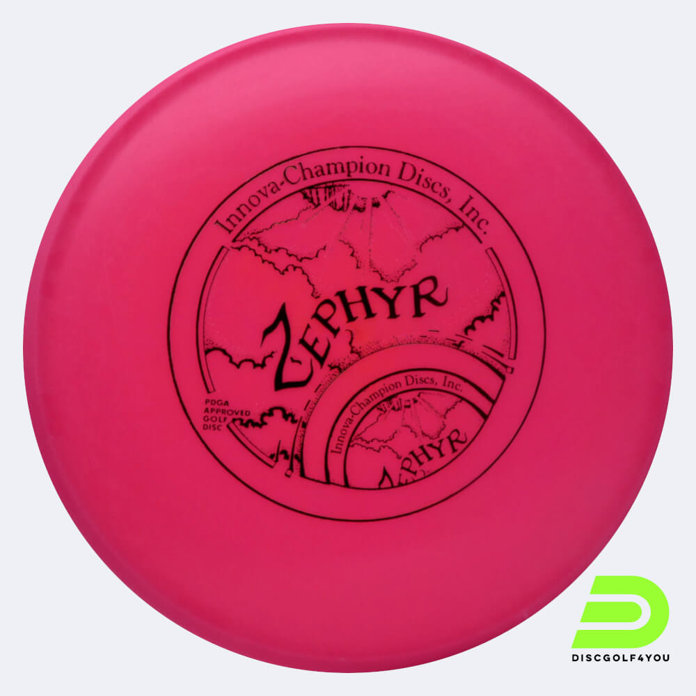 Innova Zephyr in pink, dx plastic Innova Zephyr in pink, dx plastic