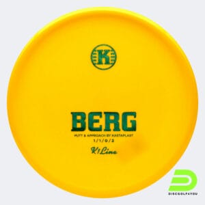 Kastaplast Berg in yellow, k1 plastic