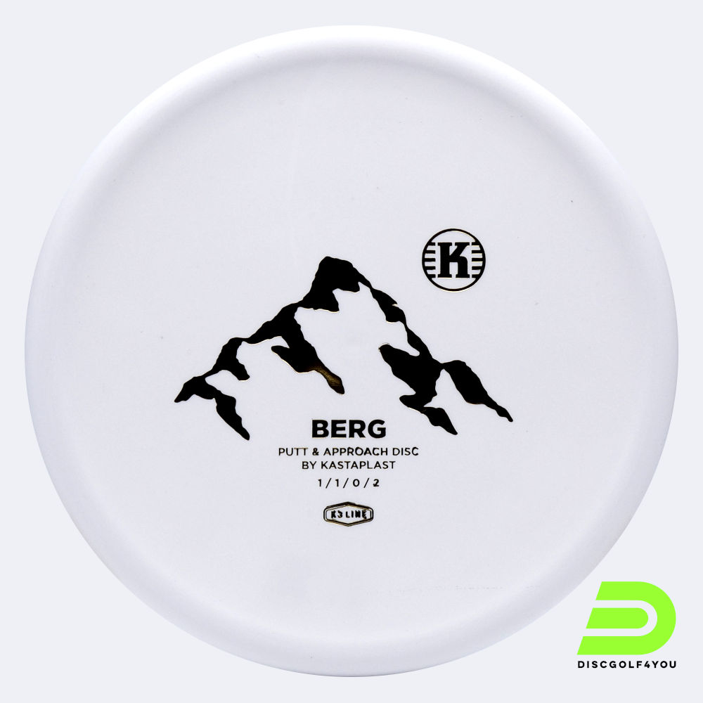 Kastaplast Berg in white, k3 hard plastic Kastaplast Berg in white, k3 hard plastic