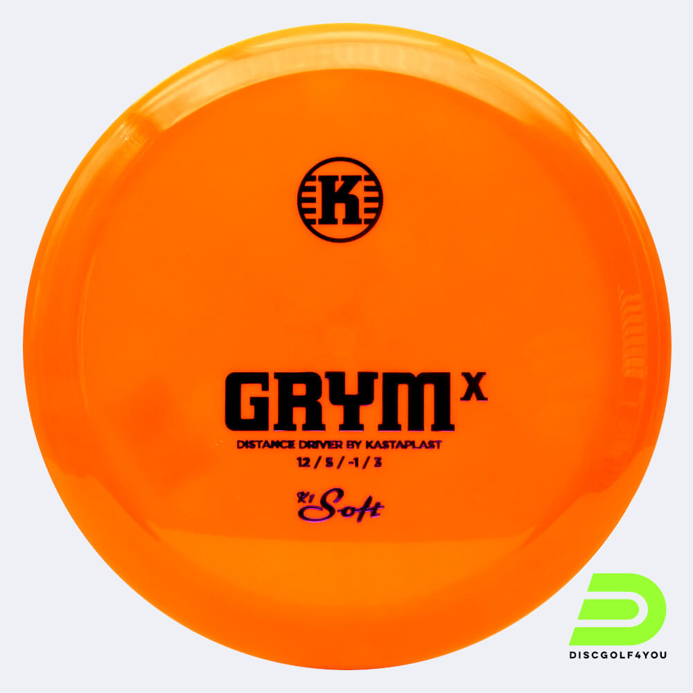 kastaplast grymx in orange, im k1 soft kunststoff und ohne spezialeffekt Kastaplast GrymX in orange, im K1 soft Kunststoff und ohne Spezialeffekt