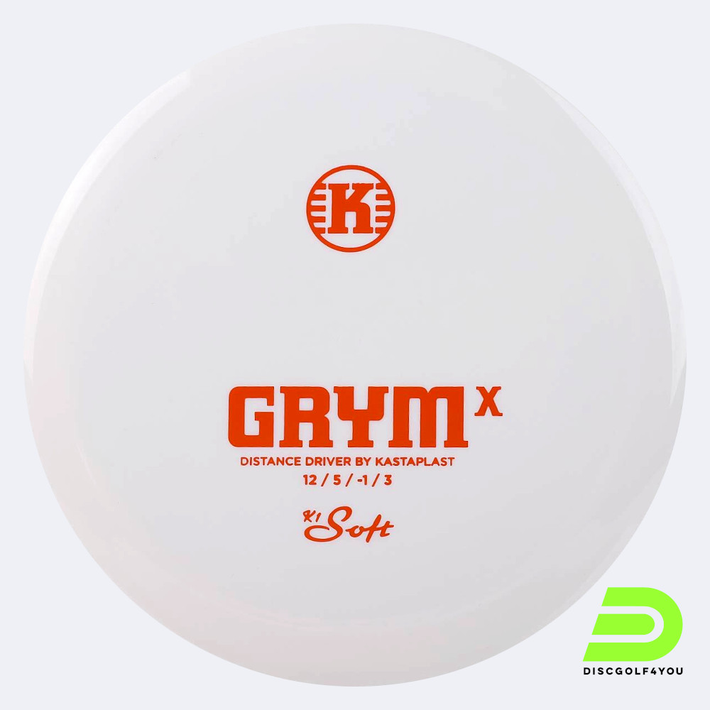 Kastaplast GrymX in white, k1 soft plastic Kastaplast GrymX in white, k1 soft plastic