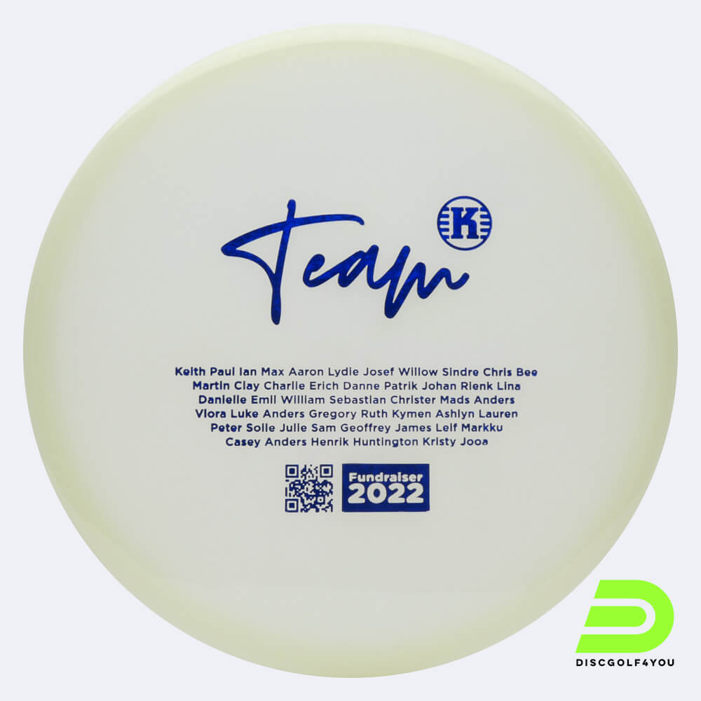 kastaplast järn team fundraiser 2022 in weiss, im k1 glow kunststoff und glow spezialeffekt Kastaplast Järn Team Fundraiser 2022 in weiss, im K1 Glow Kunststoff und glow Spezialeffekt