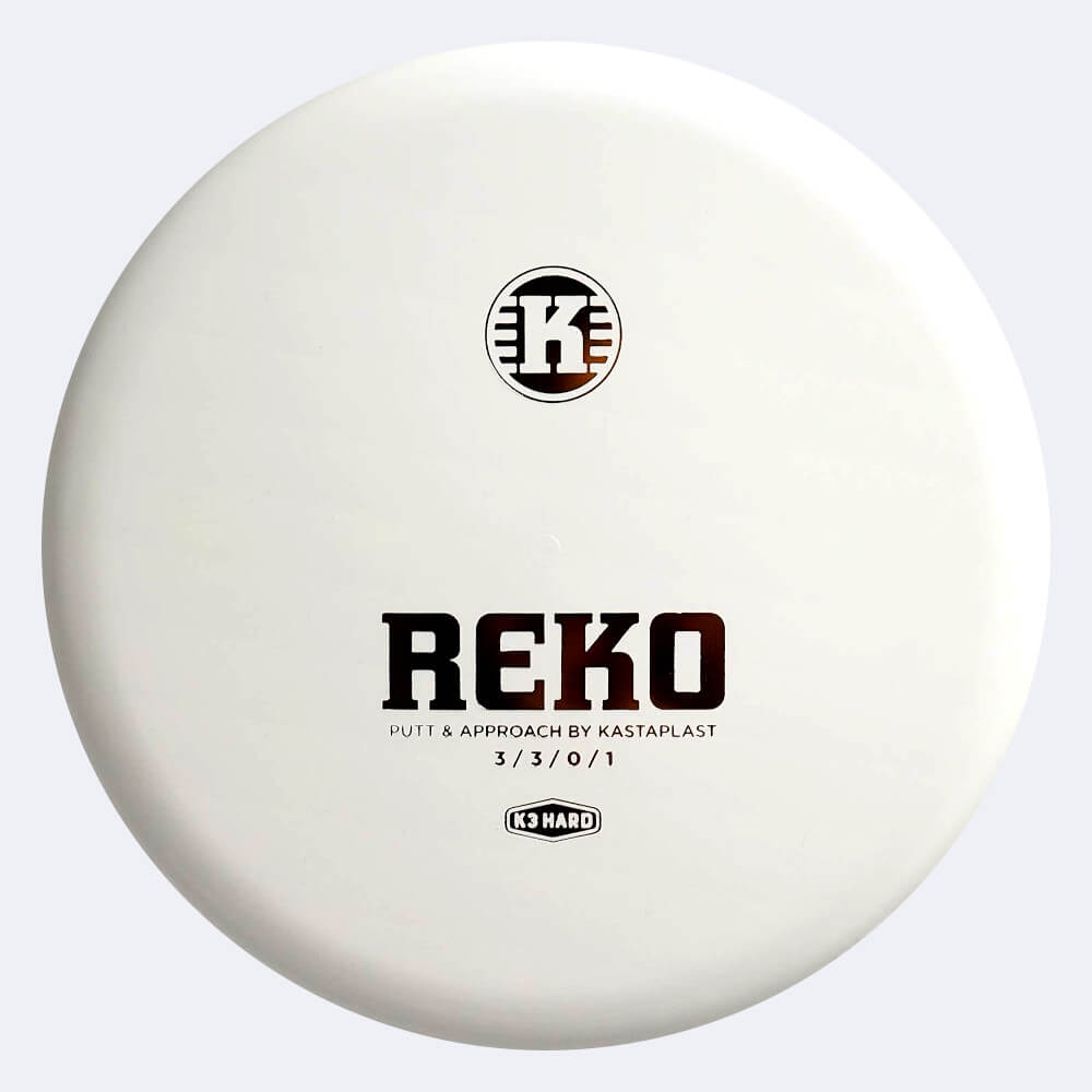 Kastaplast Reko in white, k3 hard plastic Kastaplast Reko in white, k3 hard plastic